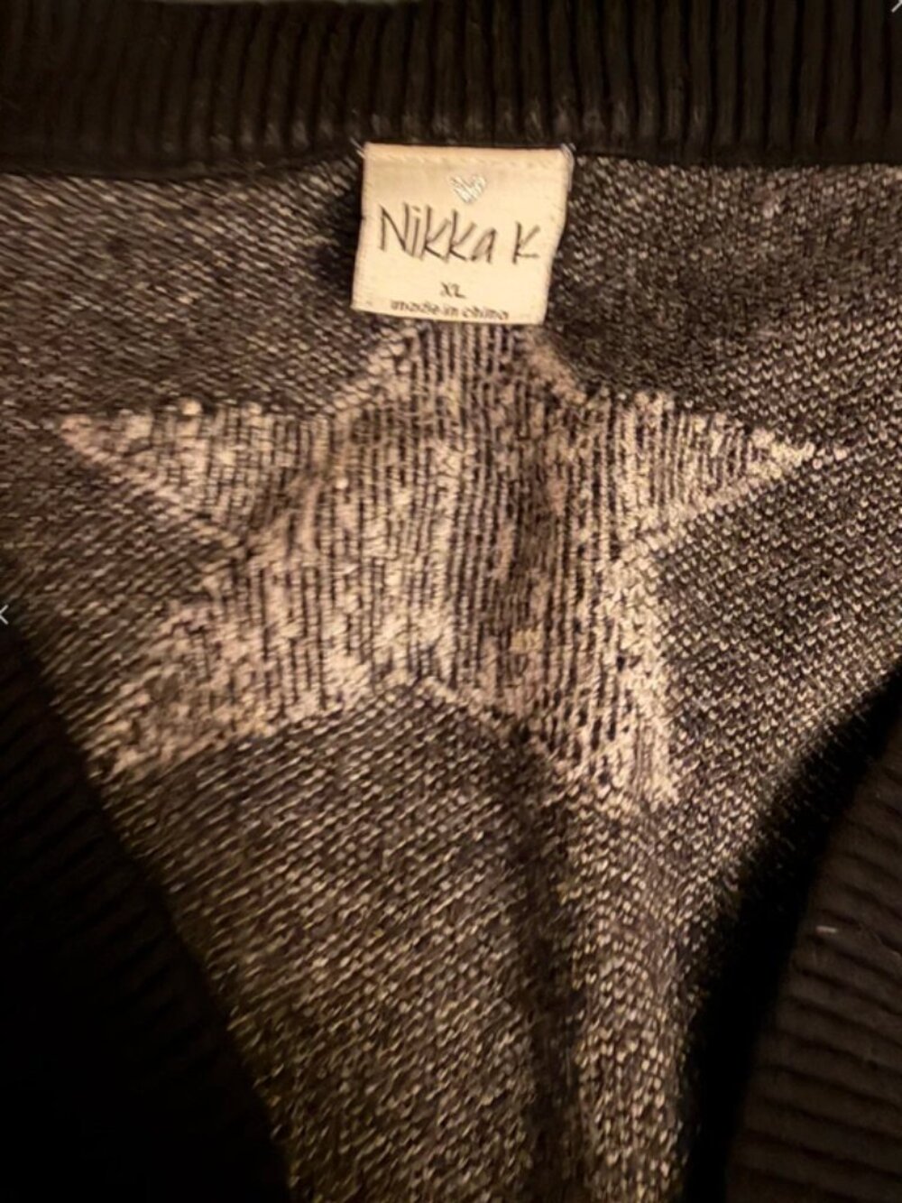 Black & White Star Sweater